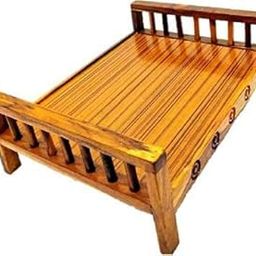 Laddu Gopal Wooden Bed,for Size 4 to 6 no. laddu Gopal, Made up of Sagwan Wood-image-23