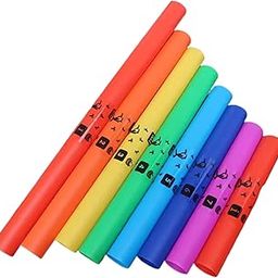 CALANDIS Music Tubes al Colorful Classroom Instruments for Children Toddlers without rope | Bells & Chimes | Orchestral Percussion | Percussion-image-30