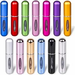 SHANAYA Portable Mini Refillable Perfume Atomizer Bottle Refillable Perfume Spray, Atomizer Perfume Bottle, Scent Pump Case, Perfume Atomizer Refillable Travel (Pack Of 3)-43