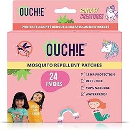 Ouchie Fanstasy Creatures Print Mosquito Repellent Patches 100% Natural 24 Patches-22