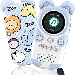 PINHUI Cute Panda MP3 Player for Children - 16GB Cartoon Portable Music Player, Children's MP3 Player with Bluetooth, Built-in Speaker, FM Radio-3