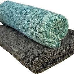 Micro Clean Monster Clean Edgeless Microfiber Cloth – 1200 GSM Ultra Absorbent Towel (40x60 cm) | Super Soft for Car, Bike & Home Detailing – Pack of 1-image-1