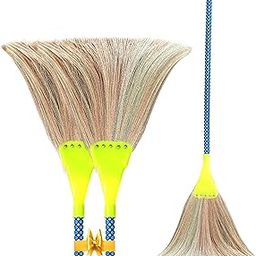 Indonesia Less Dust Grass Broom, Wooden Longhandle Jhadu for Home Cleaning (02)-image-4