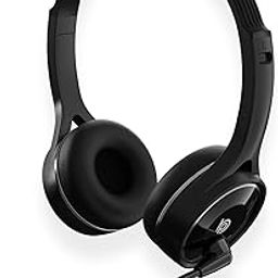 BigPassport Bluetooth Wireless Over-Ear Headset with Mic | Noise-Cancelling Headphones for Skype, Zoom, Online Meetings, Call Center, Office, PC, Laptop – Pro-Air_Bp30 (Black)-25
