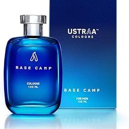 Ustraa Base Camp Cologne - 100 ml - Perfume for Men | Cool, Crisp Fragrance of the Mountains | Long-lasting | Zingy, Aquatic Notes with Fresh Masculine Fragrance-56