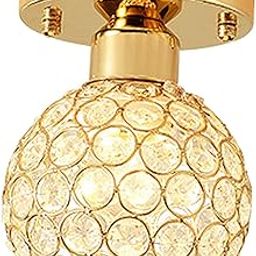 CLUB BOLLYWOOD®Modern Crystal Ceiling Light Flush Mount for Hallway Entryway Aisle Style B|Home & Garden | Lamps, Lighting & Ceiling Fans |Home & Garden|1 Piece Ceiling Light-image-60
