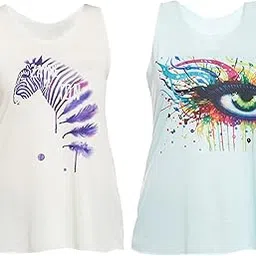mack jonney Regular Fit Women Tank Tops(Pack of 2-MACK631852)-picture-2