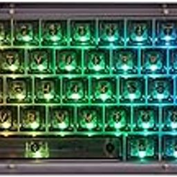 KiiBoom Phantom 68 Hot Swappable Glass Joint Mounted Mechanical Keyboard, BT5.0/2.4GHz/USB-C Wired Wireless NKRO Gaming Keyboard with RGB, 4000mAh Battery for Win/Mac-image-13