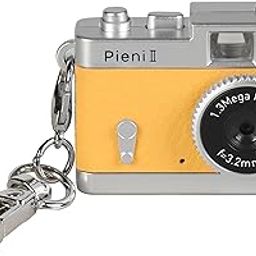 Kenko 144343 Pieni II Digital Toy Camera, Orange Keychain Set, 1.31 Megapixels, Photo & Video Capability, Micro SD Card Slot-21