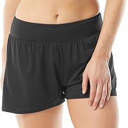 Stella Swim Short with High Waisted Tummy Control Waistband-image-15