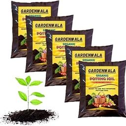 Gardenwala Potting Mix Soil For Plants- 25Kg Soil Less All Purpose Ready To Use Potting Mix 25 Kg Pack 5 Made With Vermicompost/Neem Cake/Potash/River Sand/Bone Meal-image-67