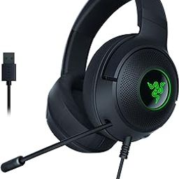 Razer Kraken V3 X Wired Usb Gaming Headset: Lightweight Build - Triforce 40Mm Drivers - Hyperclear Cardioid Mic - 7.1 Surround Sound - Chroma Rgb Lighting - Black - Over Ear-23