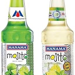 Manama Lime and Mint Mojito Flavoured Syrup and Original Mojito Syrup (750ml Each) Pack of 2-image-51