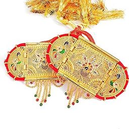 Firoza Royal Bajuband Set for Women's & Girls (R+W - 574)-27