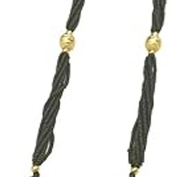 Mangalsutra For Women Stylish New Gold Plated Mangalsutra Long Size Heavy Design Long Black Bead Chain 117-image-71