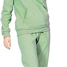 Combo of Women's Cotton Green Hooded Sweatsuit Tracksuit Set Hoodie and Joggers-image-110
