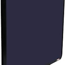 OBASIX Pin-up Bulletin Notice Board (3x4Feet) for School College Office|Superior Series Pin Up Board with 20 Push-pins| Powder Coated Black Frame-Blue-image-18
