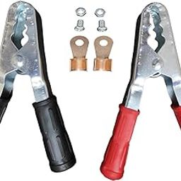 MVS Heavy Duty Crocodile Alligator Clip Electrical Battery Clamp Jumper Cable Clamp Battery Terminal 800 AMP 01 Set-24