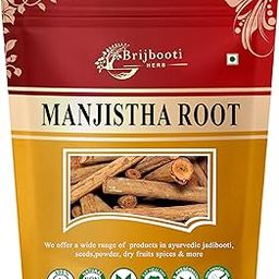 Brijbooti Manjistha Root - 50g | Manjistha Root Sticks | for Eating | Majith, Indian Madder, Manjishtha, Manjishta, Manjishta, Manjista | FSSAI, GMP, ISO Certified-image-10