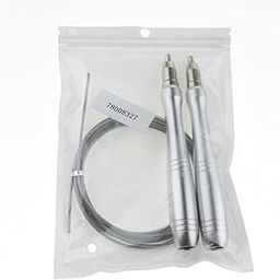 Jump Rope Skipping Rope - Self-Locking - Adjustable with Ball Bearing Silver-image-59