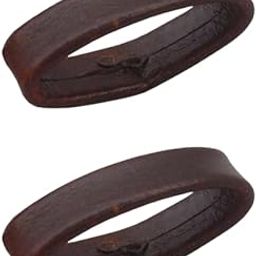 AROA-Watches Leather Brown 22Mm Loop Watchband Retainer Replace Ring | Watches, Parts Accessories | Wristwatch Bands | Watch Leather Loop Runner For Men Women All Pack Of 2 (Brown)22Mm-picture-28