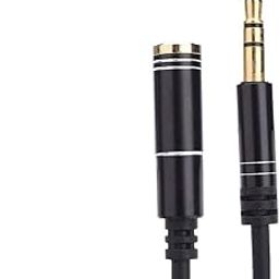 6D56 3.5mm PC Black Earphone Extension Cable Home Theater PVC Male to Female-image-40