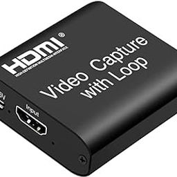 Video Capture Cards with Loop Out, 1080P 60FPS USB 2.0 HDMI Capture Live Streaming, HDMI Capture Compatible with PS4, Nintendo Switch, Xbox One&Xbox 360-11