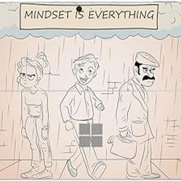 GADGETSWRAP Laptop Decal Vinyl Sticker Top Only Compatible with Surface Pro 6 - Mindset is Everything-picture-2
