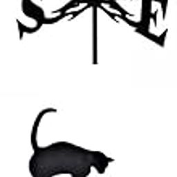 CALANDIS™ Retro Metal Weathervane Weather Vane Wind Direction Indicator 2Pcs | Weathervanes | Garden D?©cor | Yard, Garden & Outdoor Living-image-7