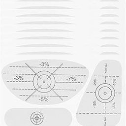 MERISHOPP 10 Pieces Golf Tape Label Self Teaching Removable Accuracy Golf Impacts Tape| Training Aids | Sports Training Equipment | Fitness Training Aids-image-15