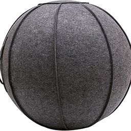 ATORSE Yoga Ball Cover Ball Pilates Sitting Ball Chair Cover Storage Bag Dark Gray-image-15