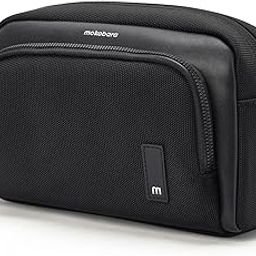 Nylon The Wonder Kit|Black Water Resistant Toiletry Bag | Travel Pouch Accessory for Unisex | Multipurpose Storage & Makeup Organizer (Black)-image-17