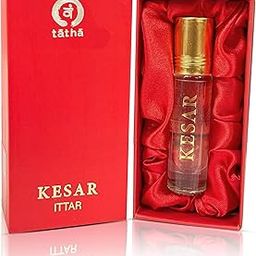 Tatha Kesar Attar – Pure Saffron Perfume Oil | 100% Natural Saffron Strands | Warm, Spicy Aroma | Unisex, Alcohol-Free Fragrance | Perfect for Gifting | 10ml-image-93