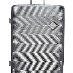 Polycarbonate Texture 4 Wheels Hardsided Trolley Bag Strolly/Luggage (Large 78 Cm, Silver), 360 Degree-picture-28