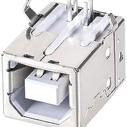 USB 2.0 Type B Female Port, 4 Pin 90 Degree, PCB Mount-21