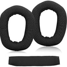 ZORBES® 2PCS Replacement Earpads for Logitech G435 Lightspeed Wireless Gaming Headphones with 1PCS Headband Cushion, Ear Pads Cushions with Durable Mesh Fabric, High-Density Foam-image-78