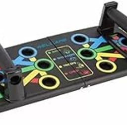 Push Up Board System with Color-Coded Guide, Portable Fitness Training Equipment, Home Workout Stand-0