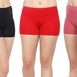 Women's Cotton Blend Regular Boy Shorts (Pack of 3)-image-82