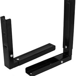 Alexvyan Microwave Mount Iron 14-inch Universal Microwave Oven Wall Mount Stand,(Black)-10