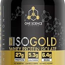 One Science Nutrition (OSN) 100% Iso Gold Whey Protein 2lbs [Grass Fed Whey]- 27g Protein, 5.3g Glutamine, 6.4g BCAA - (Chocolate Charge)-6