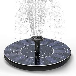 FAGVA Solar Bird Bath Fountain with Floating Solar Powered Water Pump for Garden, Pond, Pool & Outdoor Deco-image-41