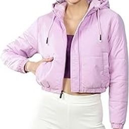 by The Indian Garage Co Women Regular Fit Solid Puffer Jacket-image-64