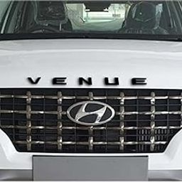 Venue Car Accessories 3D Logo Names Emblem Letters for Car Bonnet in Black Color-image-90