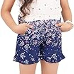 Girl's Printed Multicolor Short Length Jumpsuit (BN53)-image-53