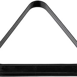 KBA Pool and Snooker Table Plastic Frame Triangle in Black Color-image-0