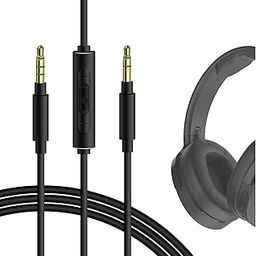 Geekria Audio Cable with Mic Compatible with Skullcandy Hesh Evo/3/2, Venue, Riff 2 Headphones Cable, 1/8" (3.5mm) to 3.5mm Replacement Stereo Cord with Inline Microphone (4 ft/1.2 m)-8