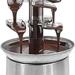 Stainless Steel Electric Chocolate Fondue Fountain Machine for Party Wedding Christmas Gift-image-59