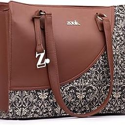 Women's Office Essential Bag | Jute | Vegan Leather Handcrafted Tote Bag With Double Handle Shoulder Strap-image-29