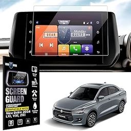 Gear Guard Screen Protector For Maruti Suzuki Dzire LXI, VXI, ZXI (2024-2025) Touch Screen 7"inch Infotainment System Protection Film - Clear-15