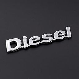 Fastidious Chrome Finish Car Fuel Tank Sticker - Fuel Tank Logo Emblem Badge Monogram Universal for Car (Diesel 2x8cm)-image-94